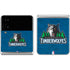 NBA Minnesota Timberwolves Distressed Galaxy Z Flip4 5G Skin